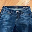 Dear John  Playback Cuffed Cropped Straight Leg Dark Wash Raw Hem Jeans Size 25 Photo 5