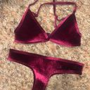 Hoaka Swimwear Hoaka Swim Red Velvet Swimsuit  Photo 2