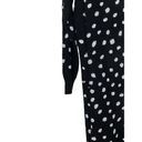 Umgee  Women's Sweaters Polka Dot Duster Open Knit Sweater Pocket Black Small Photo 8