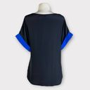 Kimberly  Taylor | Silk Crewneck Pocket T-Shirt Top | Medium Photo 1