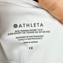 Athleta Ace Tennis Skort 13.5" Size 1X Bright White Golf Athletic Running Photo 11