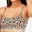 Calvin Klein  bralette feel like you‎ are not wearing nothing leopard print M Photo 2