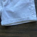 AG Adriano Goldschmied  The Payton White Denim Roll Up Short Size 28 Photo 7