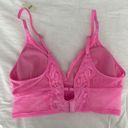 Aerie NWT  Hibiscus Lace Padded Longline Bralette Size M Photo 2