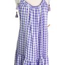 Maaji  Magnolia Gingham Swim Cover Up Dress with Tassel Ties Size L NWT Photo 2