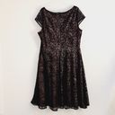 Black Label 𝅺 by Evan- Picone, Lace black color Women’s Dress Size 16 Fully Lined Photo 3