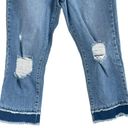 INC  Petite SZ 8P Delancey Straight Jeans High-Rise Button-Fly Distressed Stacked Photo 2