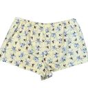 American Eagle vintage y2k  pj loungewear shorts yellow floral cotton S coquette Photo 1