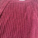 Delia's  maroon knit sweater Photo 4