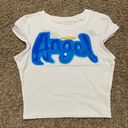 Y2K Aesthetic Angel Printed Crop Top Photo 11