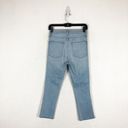 Veronica Beard  Carly 11" Kick Flare Jeans Air 27 Size 25 Side Stripe Crop Fray Photo 12