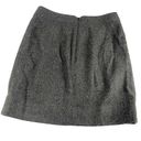 J.Crew  Womens A Line Skirt Gray Above Knee Lined Zipper Wool Blend 2 New Photo 0