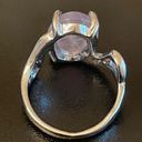 Amethyst Pink  S925 silver ring size 7 Photo 3