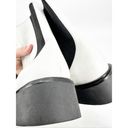 Stuart Weitzman  Lodge Zip White Leather Bootie Size 8B Photo 5