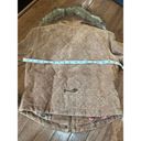 Moda Vintage 90s  International Brown Leather Jacket with Faux Fur Trim - Small Photo 4