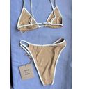 Free People Stone Fox Swim x  Bikini Set in Tannin Nomi Top Echo Bottom NWT XS Photo 1