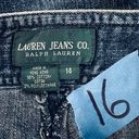 Ralph Lauren Skirt Size  14Laurens Jeans Company Blue Denim Knee Photo 6