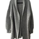 Modern Citizen  Gray Oversized Ribbed Open Cardigan XS/S Photo 0