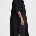 Madewell  Lightestspun Cover Up Maxi Shirtdress in True Black Size Medium NWT Photo 1