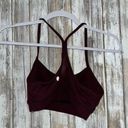 Lululemon burgundy flow y bra size 6 Photo 1