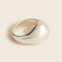 J.Crew  Sculptural Orb Ring in Silver Mirror Size 5 NWT Photo 0