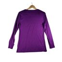 Carhartt  Shirt Women Medium Purple Casual Tee Long Sleeve Top Relaxed Fit Photo 3