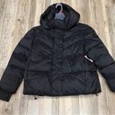 BCBGeneration NWT BCBG Generation Women’s Quilted Winter Puffer Coat W/ hood black size XL Photo 5