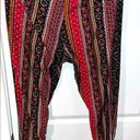 Terra & Sky  Boho Mixed Patterns Soft Leggings - Size 1X Photo 0