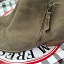 Blondo  Waterproof Womens Liam Ankle Boots Khaki Olive Side Zip Lug Sole Photo 3