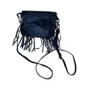 Fringe fold over flap faux leather Crossbody purse removable adjustable strap Photo 1