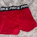 Nike Red Pro Spandex Shorts  Photo 2