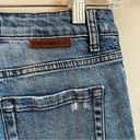 ZARA  Distressed Cuffed Long Line Denim Shorts Photo 5