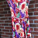 Abel the label  ATL Maxi Dress New Size Small Floral Retro Smocked Boho Chic Photo 6