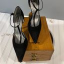 Bcbg Paris pumps strappy black leather 7b Size 7 Photo 2