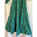 Hill House  Home Nesli Nap Dress Emerald Trellis Green Size XS Photo 5