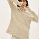 Everlane  The Cloud Turtleneck Sweater Heathered Ivory Cream, Medium, Merino Wool Photo 0