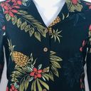 Caribbean Joe  Let Go Tropical Print 3/4 Length Sleeve Fitted Button Up Shirt Photo 6