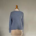 Treasure & Bond  Light Blue Fuzzy Pullover Crewneck Sweater Size S Photo 2