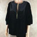 T Tahari Tahari Studded Velvet Top NWT SMALL Photo 3