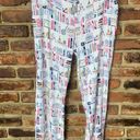 Ralph Lauren  White Multicolored Sleepwear Pajama Pants Women's Size Medium Photo 0