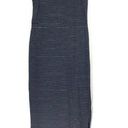 VERO MODA New  Striped Knit Henley Daina Dress Sleeveless Tie Waist Maxi Navy Photo 9