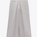 ZARA NWT  FULL LENGTH PANTS in gray. Size Medium Photo 2