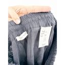 The Row  Avant Ombre Black Blue Relaxed Silk Shantung Pants Size XS Photo 9