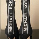 Michael Kors EUC- BLACK VICKY BOOTIES. SOCK HIGH HEELS Photo 1