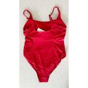 ANDIE Swim The Long Torso The Havana Cherry Red One Piece Swimsuit Size MT Photo 4