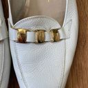 Salvatore Ferragamo  Boutique Vintage White Leather Loafer Sz 8.5 3A X Narrow Photo 1