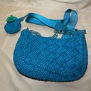 Kurt Geiger  Crochet Crossbody Bag Emerald Green Photo 6