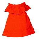 H&M  Orange Off the Shoulder Mini Dress(Size Small) Photo 1