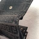 Fendi  Zucca Monogram Wallet Black Canvas & Leather Silver HARDWARE Photo 5