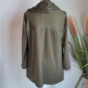 Anthropologie , DREW, New Morrison Olive Green Cozy Draped Knit Cardigan Small Photo 7